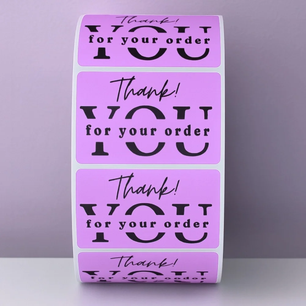 Thank You Order Stickers - Packaging Labels sticker - Small Business Supplies